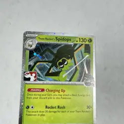 Team Rocket's Spidops 020/182 Prize Pack Series Cards Holo - Image 4