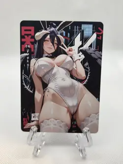 Albedo Overlord Anime Waifu card - Image 1