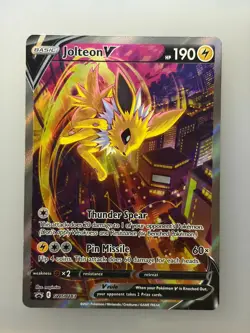 Jolteon V SWSH183 SWSH: Sword & Shield Promo Cards Holo - Image 1