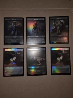 Magic The Gathering Foil Walker Token Lot Of 6 Secret Lair - Image 4