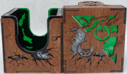 MTG Commander Deck Box GOLGARI GREEN/BLACK standard Magic the Gathering - Image 1