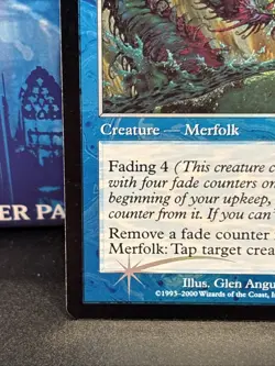 Jolting Merfolk FOIL Nemesis NM UP Blue Uncommon MAGIC Mtg - Image 5
