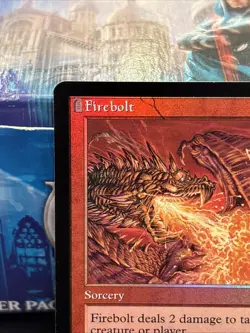 MTG Firebolt Foil Odyssey NM UP - Image 2