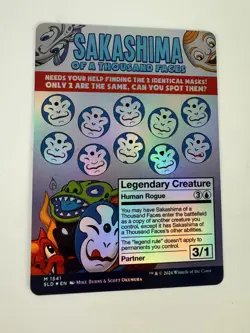 MTG Sakashima of a Thousand Faces (1541/3004) Secret Lair Drop Series NM FOIL - Image 2