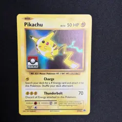 Pikachu LP XY202 - Holo League Stamp Black Star Promo - Pokemon - Image 2