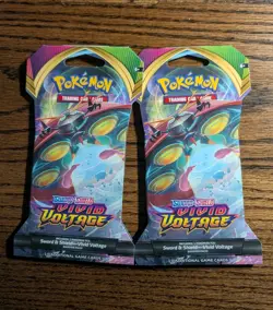 Pokemon Sword & Shield Vivid Voltage Sleeved Booster Packs (2) 820650807503 - Image 1
