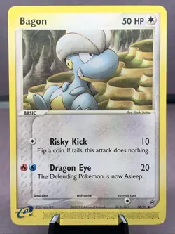Pokemon TCG Bagon 50/97 EX Dragon Black Star Promo WOTC VTG 2003 - Image 1