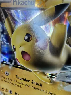 Pikachu EX Battle Heart Tin Promo Pokemon Card XY174 (2016) - Image 4