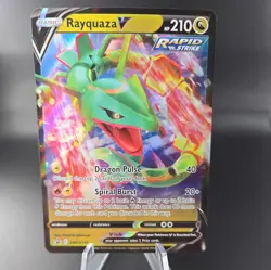 Pokemon Rayquaza V SWSH147 Sword & Shield Promo Rapid Strike Holo English - Image 1