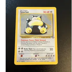 Pokemon Snorlax Jungle 11/64 Holo Rare Unlimited 90 HP English - Image 1