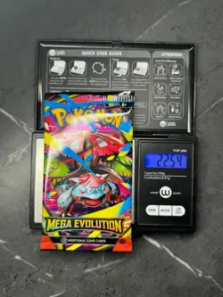 (VERY HEAVY)🔥 22.54g Pokemon TCG Mega Evolutions Base Booster Pack Brand New - Image 1