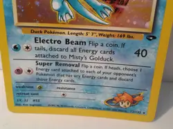 Misty's Golduck 12/132 Gym Challenge 2000 Holo Rare WOTC Pokemon Card TCG - Image 4