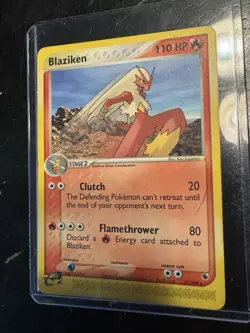 Pokemon Blaziken Card Lot 3x Stage 2 holo reg POP ruby sapphire emerald tcg lp - Image 4