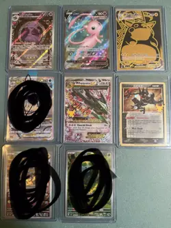 Pokemon TCG Mixed Lot V EX GX VSTAR Mew Pikachu Rayquaza Holo Foil Full Art - Image 1