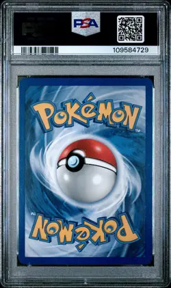 Pokemon Light Azumarill Neo Destiny Unlimited Holo Rare #13 PSA 8 - Image 2