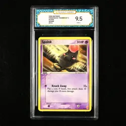 TQG 9.5 Mint+ 2006 Pokemon ENG Spoink #7/12 - Image 1