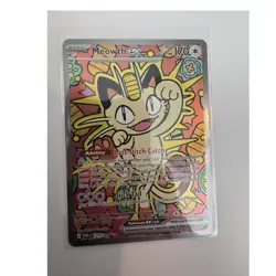 Pokemon Meowth EX Full Art Foil Black Star Promo Card 121/088 170 HP 2016 - Image 1
