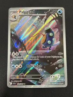 Palpitoad 104/086 Black Bolt Illustration Rare Pokemon TCG english nm - Image 1