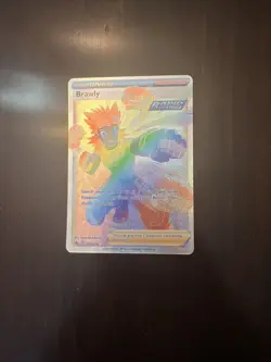Brawly NM Rainbow Secret Chilling Reign 212/198 Pokemon TCG Holo - Image 1
