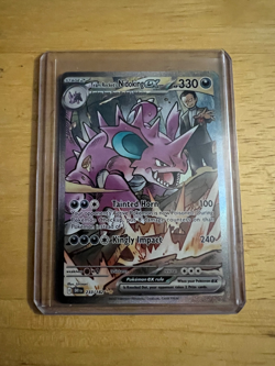 Pokemon Team Rocket's Nidoking EX 233/182 SIR Destined Rivals - Image 1