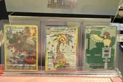 Pokemon TCG SVP Promo Lot - Hisian Arcanine, Alolan Exeggutor EX, Pidgey - 3 Ho… - Image 1