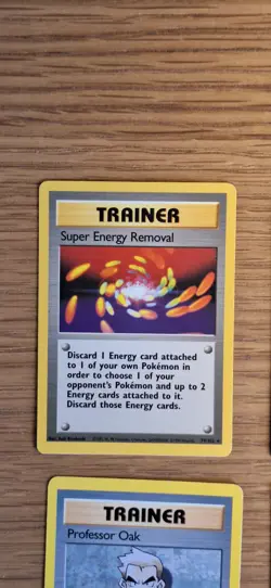 Pokemon Base Set Rare Trainer Bundle Super energy removal 79/102 And More - Image 2