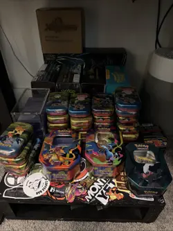 Pokemon Bulk OPENED Tins, ETBs, UPC - Image 1