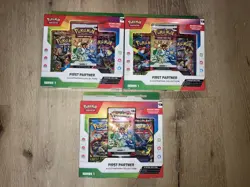 First Partner Collection Series One Set of 3 Pokemon Sealed - Image 1