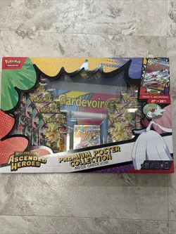 Pokemon TCG Ascended Heroes Premium Poster Collection Mega Gardevoir Sealed - Image 1