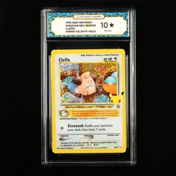 TQG 10 PRISTINE 1995-2000 Pokemon ENG Cleffa #SWSH-CB 20/111 Holo - Image 1