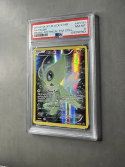 2016 POKEMON XY BLACK STAR PROMO MYTHICAL POKEMON COLL FULL ART/CELEBI PSA 8 - Image 1