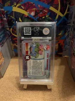 1999 Topps Pokemon Venusaur #3 Black Logo - Ace 6 - Image 2