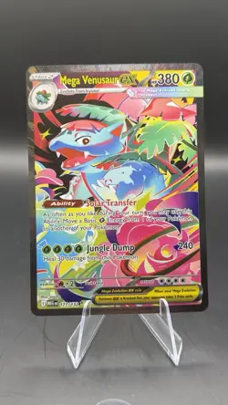 2025 Pokemon TCG Mega Evolution ME01 Mega Venusaur Ex #177/132 SIR Full Art NM - Image 1