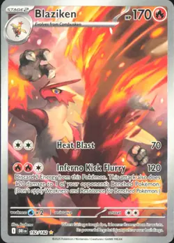Pokemon TCG - Blaziken - Art Rare SV10: The Glory of Team Rocket 101/098 NM - Image 1