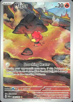 Pokemon TCG - Magby - SV04: Paradox Rift 186/182 NM - Image 1