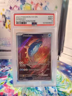 Pokemon Dondozo 207/198 SV01 S&V Illustration Rare Holo - MINT PSA 9 - Image 1