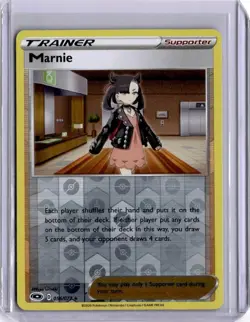 Marnie 056/073 Champion's Path Pokemon Reverse Holo Foil Rare NM - Image 1