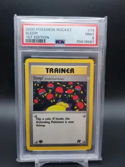 2000 Sleep! 79/82 Team Rocket 1st Edition PSA 9 Pokemon TCG - Image 1
