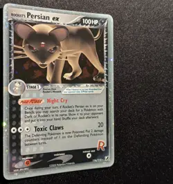 Pokemon EX UNSEEN FORCES - #116/115 Rocket's Persian ex Holo - ENG - LP/NM - Image 5