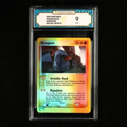 TQG 9 Mint 2003 Pokemon ENG Nosepass #EX-RS 18/109 R - Image 2
