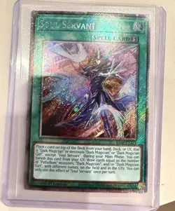 RA03-EN271 Soul Servant (PSR) Platinum Secret Rare Spell Holo 1st Ed YuGiOh TCG - Image 1