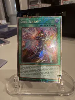 RA03-EN271 Soul Servant (PSR) Platinum Secret Rare Spell Holo 1st Ed YuGiOh TCG - Image 2