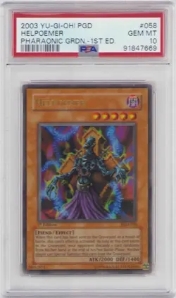 HELPOEMER 1ST EDITION HOLO PGD-058 PSA #91847669 GEM MINT 10 SUPER RARE! 2003 - Image 1