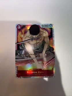 Roronoa Zoro ST01-013 Super Pre-Release Starter Deck 1: Straw Hat Crew Foil - Image 1
