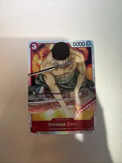 Roronoa Zoro ST01-013 Super Pre-Release Starter Deck 1: Straw Hat Crew Foil - Image 2