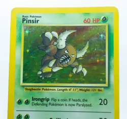 PINSIR 9/64 No Symbol Error Holo Rare Jungle Set 1999 - Pokemon Card WOTC - Image 2