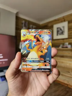 Pokemon TCG Charizard GX 009/051 Japanese Family Pokemon Card NM - Image 1