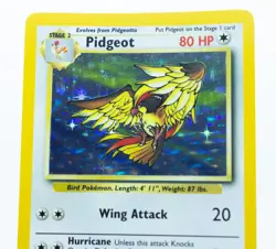 PIDGEOT 8/64 (Exc) No Symbol Error Holo Rare Jungle Set 1999 - Pokemon Card WOTC - Image 2