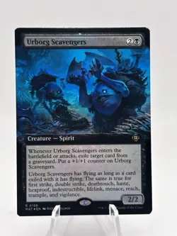 Urborg Scavengers 0158 Extended Art Foil MOM: Aftermath MAT MTG NM - Image 1
