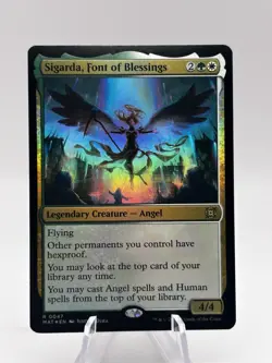 Sigarda, Font of Blessings 0047 Foil MOM: The Aftermath MAT MTG NM - Image 1